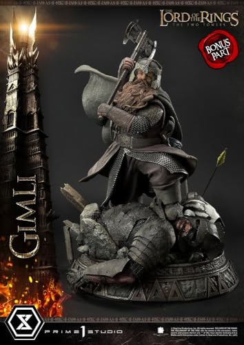 Prime 1 Studio Il Signore Degli Anelli: Le Due Torri Statuetta 1/4 Gimli Bonus Versione 56 Cm