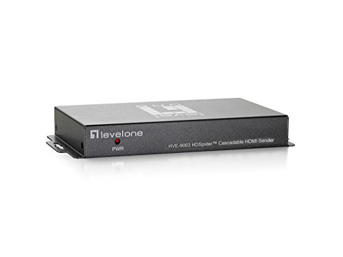 Levelone Hdspider Hdmi Cat.5 Sender (Cascabile) - Adattatore Per Cavo, Colore: Grigio, 1 X Rj-45, 2 X Hdmi, 1 X 3,5 Mm Audio, 1 X 5 V/4 A
