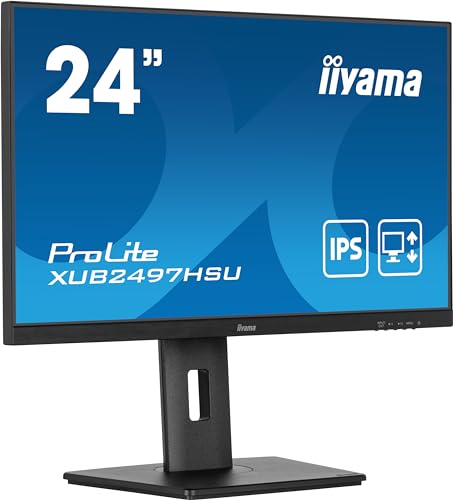 Iiyama Xub2497Hsu-B1-23,8", Ips, 1920 X 1080/100Hz, 1H1Dp, Has