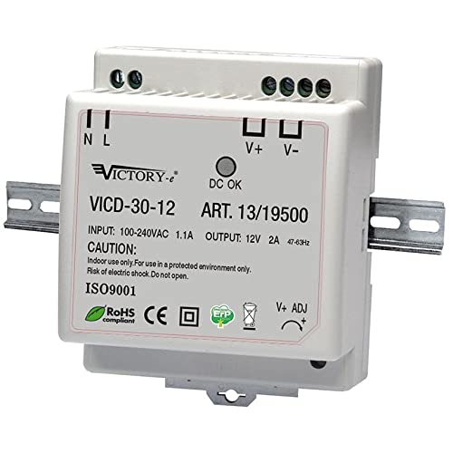 Elcart 131951200 Interruttore Di Alimentazione, 78Mm X 93Mm X 56Mm, 45W, 24V, 2A