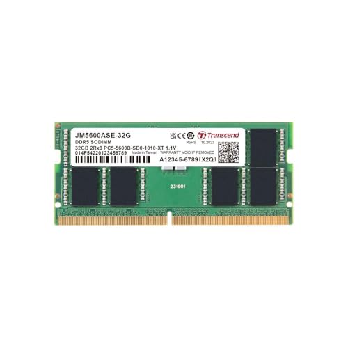 Transcend Modulo Di Memoria Per Pc, Jetram Jm1600Klu-2G, 2 Gb, 1 X 2 Gb, Ddr3-Ram 1600 Mhz Cl11
