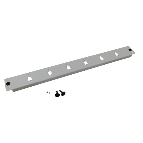 Helos Lwl 19" Breakoutbox Pannello 6-Fach Blende Unbepezzot, Grigio