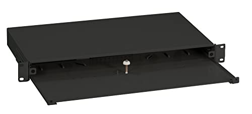 Efb-Elektronik Spleißbox Ausziehbar 1He Ohne Frontblende, Unbestückt, Schwarz (Vsb-A-Sw) Marca