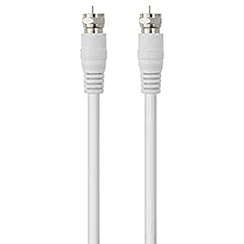 Belkin F3Y069Bf5Mwht Cavo Satellite Maschio - Maschio, 75 Db, 5 M, Bianco