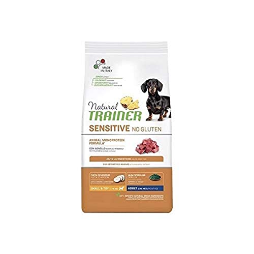 Natural Trainer Sensitive Cane No Gluten Mini Adult Agnello 800 Gr