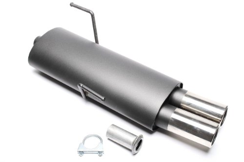 Terminale Di Scarico 2X76 Per Peugeot 206