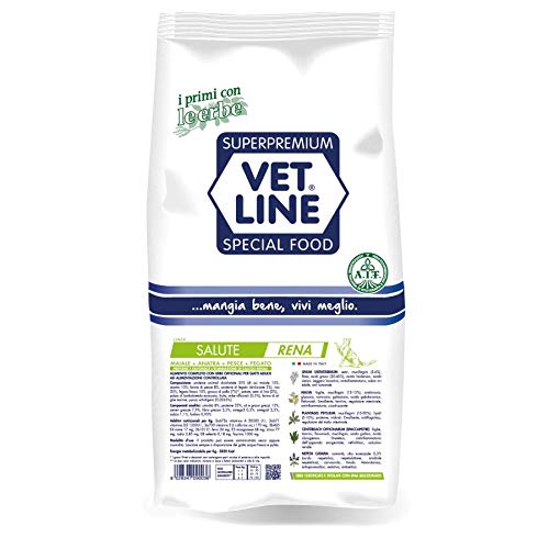 Vetline Gatto Salute Rena Maiale Anatra Pesce Fegato 3Kg