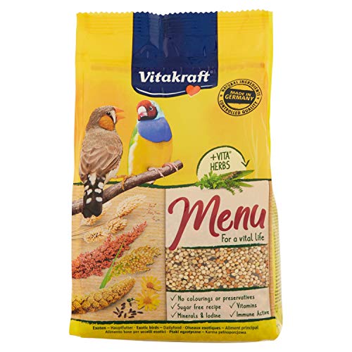 Vitakraft Alimento Completo Per Uccelli Esotici, 500G