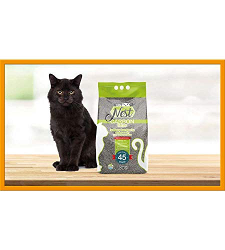 Mast Nest Carbon Litter Lettiera Agglomerante Depolverizzata In Bentonite Con Carbone Attivo 10 Lt