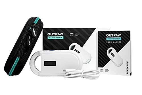 Outpaw Lettore Chip Animale Per Animali Rfid Chip Microchip Animali Iso Transponder Per Identificazione Degli Animali