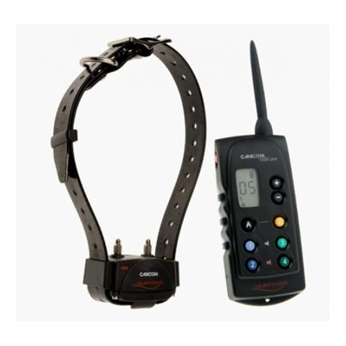 Num'Axes Canicom 1500 Pro | Collare Educativo + Canibeep Radio Pro | 1500M | Telecomando Per 2 Collari O 4 Gabbie Canifly | 18 Livelli Di Correzione |