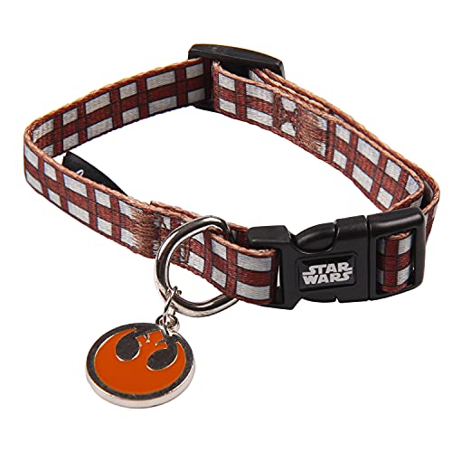 Cerdá - Pets | Collare Cane Piccolo Xs Di Star Wars® - Licenza Ufficiale Marvel Disney Star Wars® - Collare Chewbacca - Taglia Xs/S