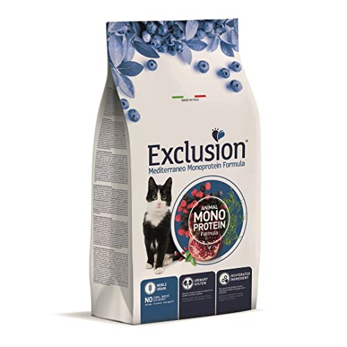 Exclusion Mediterraneo Noble Grain Sterilizzato Gatto Tonno 12 Kg