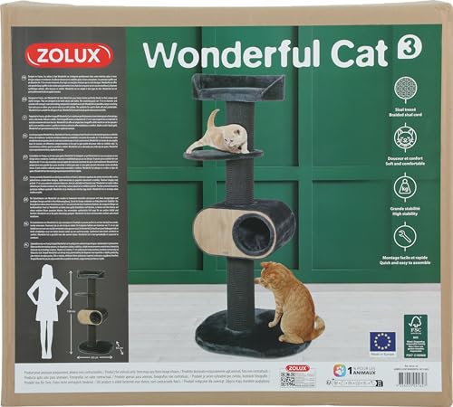Zolux - Aac Wonderful Cat 3 Grigio