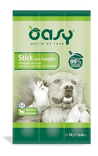 Oasy Stick Con Coniglio. 3X12Gr