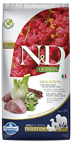 Farmina - Natural & Delicious Quinoa Digestion Lamb Grain Free - 7 Kg