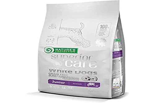 Natures Protection White Dog Puppy Grain Free Salmone 1,5 Kg