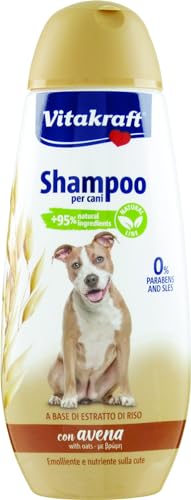 Vitakraft Shampoo Naturale Avena Emoliente E Nutriente Da 250Ml, 250Ml