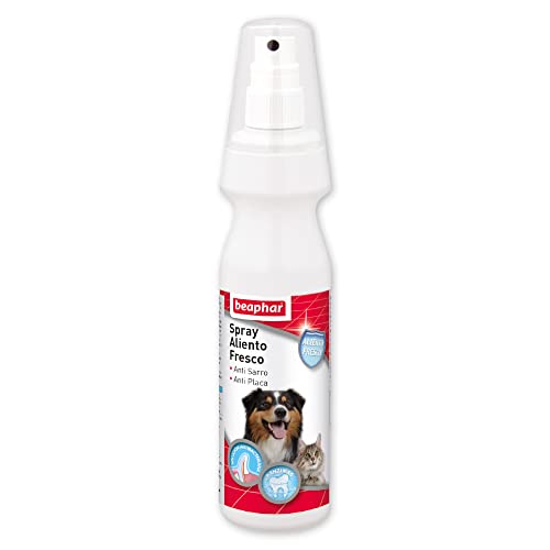 Beaphar Fresh Spray Per Cani, Soluzione Spray Per Igiene Orale E Prevenzione Dell'Alitosi, Anti-Placca E Anti-Tartaro, Protezione Quotidiana, Facile D