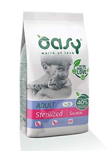 Oasy Adult Cat Sterilized Salmone 300 Gr