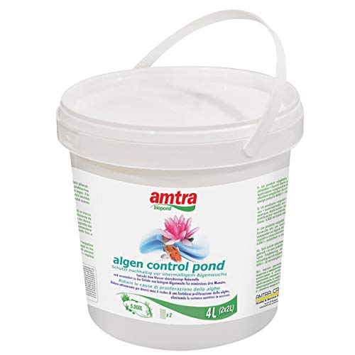 Amtra Biopond Algencontrol - Minerale Per La Rimozione Di Fosfati Ed Inquinanti Dall'Acqua Del Laghetto, Formato 4 Litri