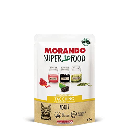 Morando Super Pet Food - Ms Cat Adult Mousse Turkey - Cat Food - Wet Single Serve - 85G