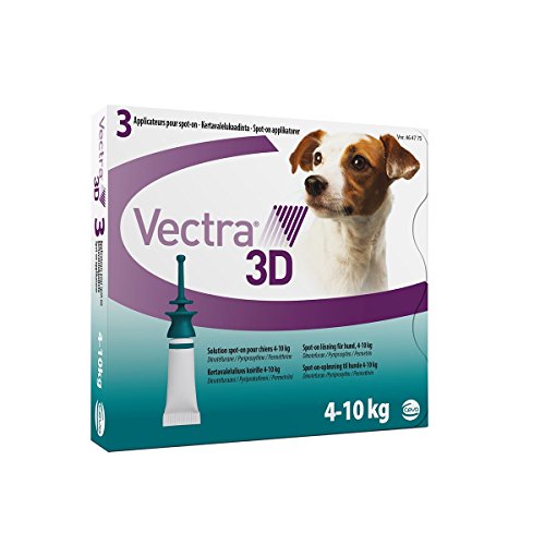 Vectra Vectra 3D Spot-On Soluzione 3 Pipette 1,6 Ml Cani Da 4 A 10 Kg Verde