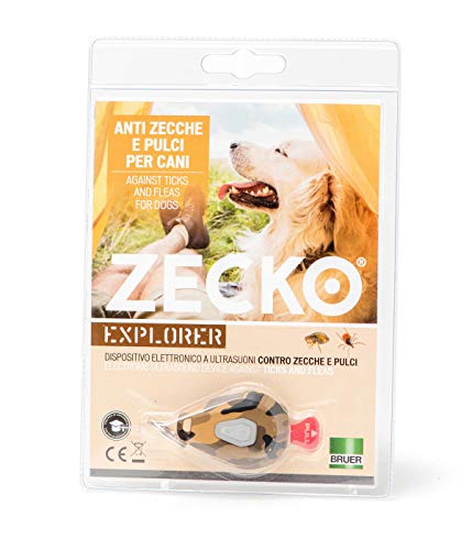 Ueber Zecko Dog Army Repellente Elettronico Zecche/Pulci A Emissione Elettronica Di Ultrasuoni Per Cani