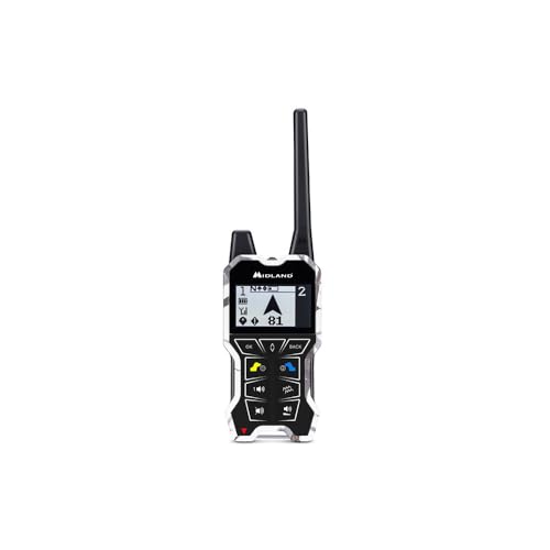 Canicom Midland Palmare Beeper One Gps Localizzatore Per Cani | Telecomando Con Display Ampio Per Gestire 2 Collari | Portata 2.5 Km, Localizzazione S