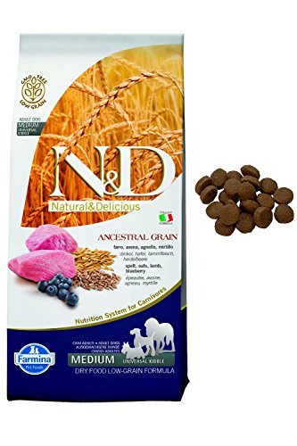 N&D Ancestral Grain Dog Chicken, Spelt, Oats And Pomegranate Adult Medium & Maxi 12 Kg