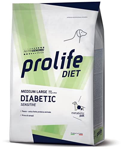 Crocchette Prolife Diet Diabetic Mediumlarge Dog. 8Kg