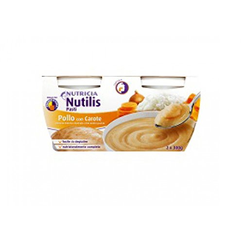 Nutricia Nutilis Pasti Alimento Dietetico Gusto Pollo Con Carote 2X300G