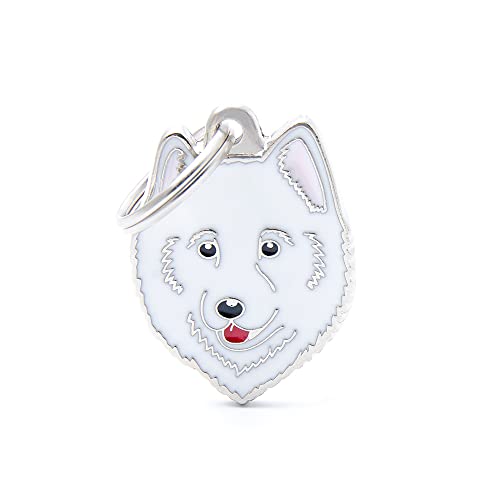 Myfamily Tag Samoyed Plate Dogs Free Engraving Custom Cats By My Family