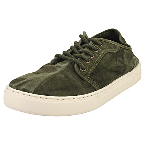 Natural World Eco - 6602E - Natural World Men'S Trainers - Organic Cotton Canvas Shoes - 100% Ecofriendly - Green Color