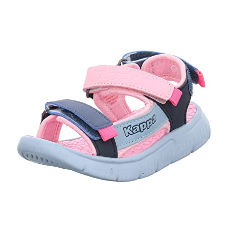 Kappa Kana Mf K Sandali Unisex - Bambini E Ragazzi, Blu (L'Blue/Multi), 26 Eu