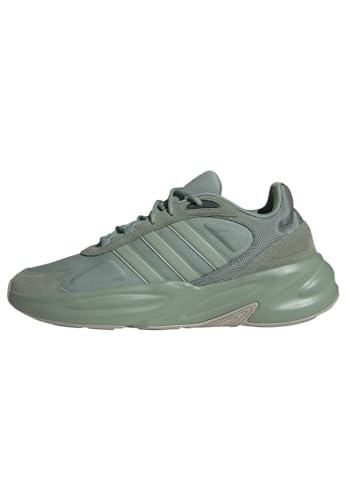 Adidas Ozelle, Scarpe Da Corsa Uomo, Silver Green Silver Green Carbon, 42 Eu