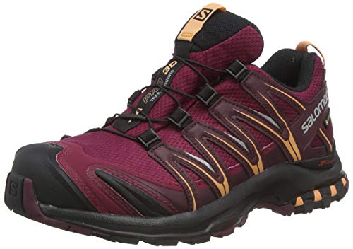 Salomon Xa Pro 3D Gore-Tex Scarpe Impermeabili Da Trail Running Da Donna, Stabilità, Aderenza, Protezione A Lungo Termine, Rhododendron, 38