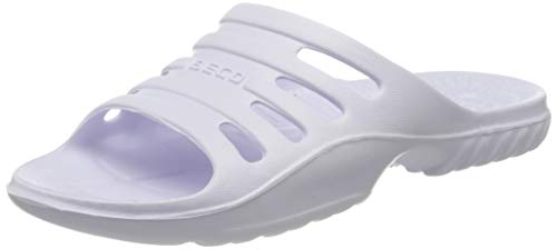 Beco Beco Pantoletten, Badelatschen Unisex - Ciabatte Uomo, Bianco (White1), 41 Eu, Pair