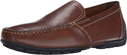 Geox U Moner V, Mocassini Uomo, Marrone Coffee, 43.5 Eu