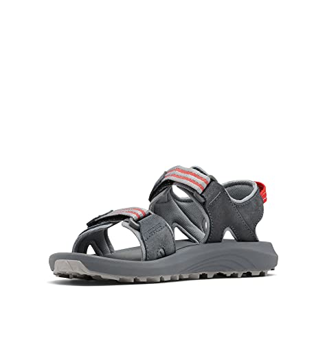 Columbia Trailstorm Hiker 2 Strap Sandali Da Trekking Da Donna, Grigio (Graphite X Red Hibiscus), 36 Eu