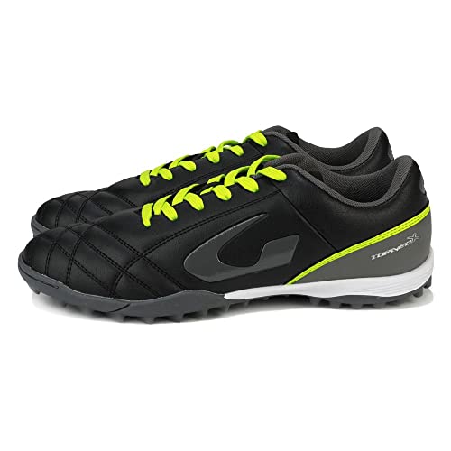 Gems Scarpa Torneo X, Sneaker Unisex-Adulto, Nero/Antracite/Giallo, 40 Eu