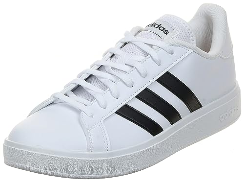 Adidas Grand Court, Sneakers Uomo, Bianco Ftwr White Core Black Ftwr White, 43 1/3 Eu