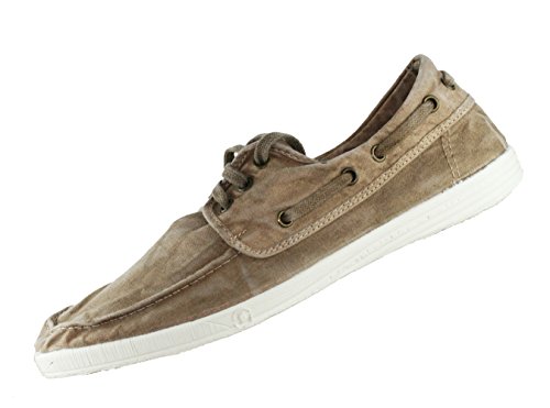 Natural World Eco - 303E - Natural World Men'S Trainers - Organic Cotton Boat Shoes- 100% Ecofriendly - Beige Color