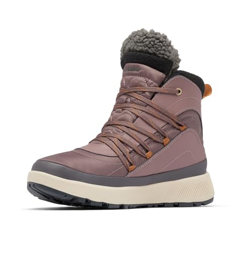 Columbia Red Hills Omni-Heat Stivali Da Neve Impermeabili Donna, Marrone (Basalt X Camel Brown), 38 Eu