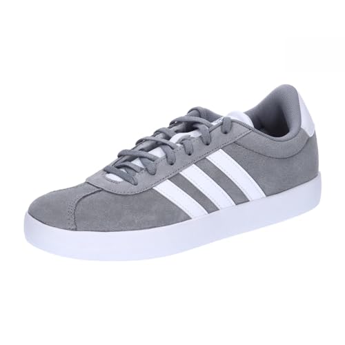 Adidas Vl Court 3.0 Kids, Scarpe Da Ginnastica Unisex-Adulto, Grey Three/Cloud White/Grey Two, 37 1/3 Eu