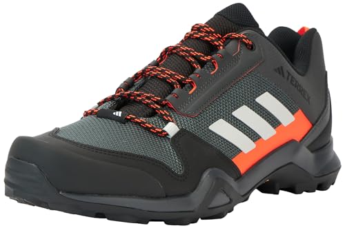Adidas Terrex Ax3 Hiking, Sneakers Uomo, Dgh Solid Grey Grey One Solar Red, 42 Eu