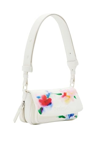 Desigual Liquidflower Tr, Accessories Pu Across Body Bag Donna, Bianco