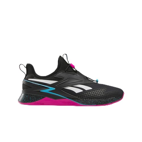 Reebok Nano X3 Froning, Sneaker Unisex-Adulto, Cblack/Laspin/Bolcya, 48.5 Eu