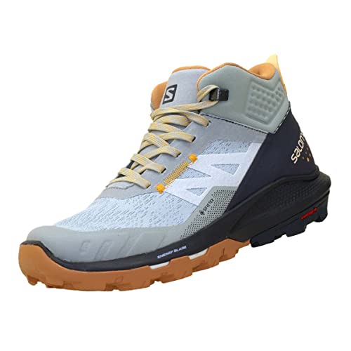 Salomon Shoes Outpulse Mid Gtx W, Scarpe Da Ginnastica Donna, Ferro Battuto Ebano Arancione, 43 1/3 Eu