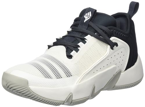 Adidas Trae Unlimited, Shoes-Low (Non Football), Cloud White/Carbon/Metal Grey, 35.5 Eu